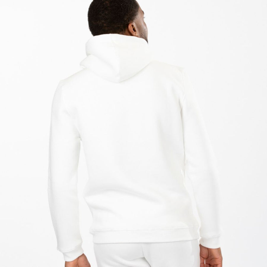 Draagfoto achterkant Classic Comfort Heren Hoodie Offwhite Comfy Style