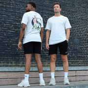 CS Rose Backprint Heren T-shirt Offwhite
