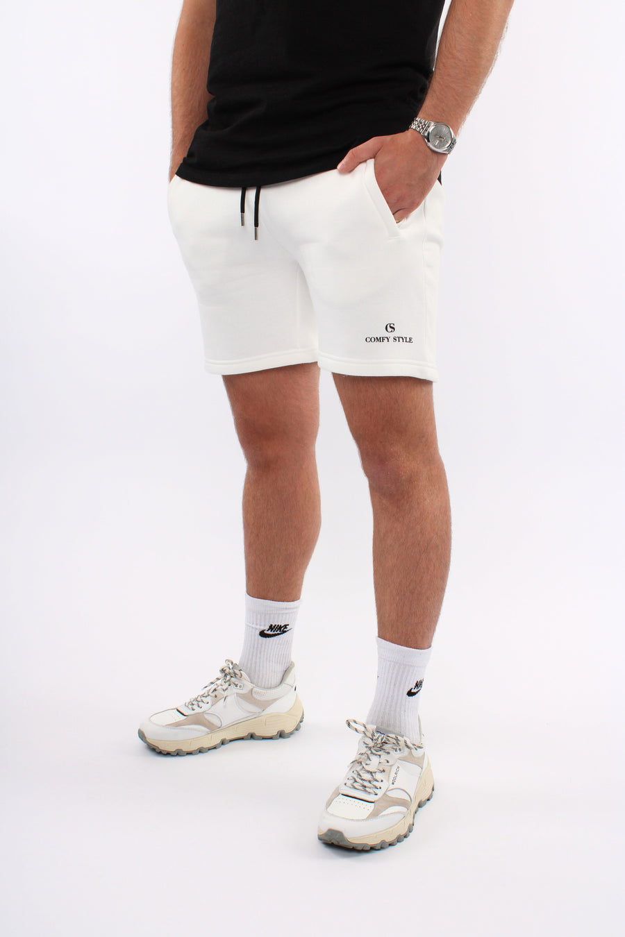 Classic Comfort Heren Shorts Offwhite