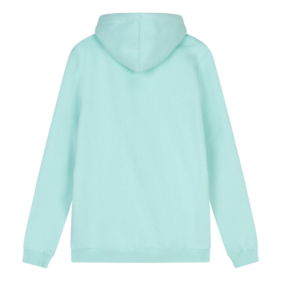 Achterkant Classic Comfort Heren Hoodie Mintgroen Comfy Style