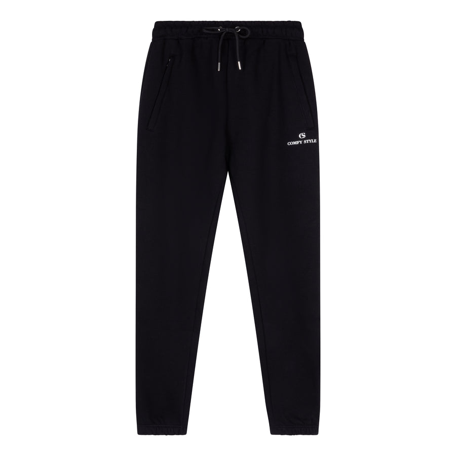 Voorkant Classic Comfort Sweatpants Zwart Comfy Style