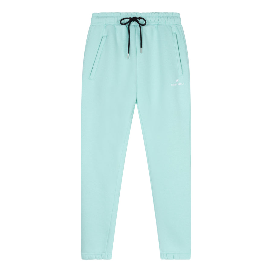 Voorkant Classic Comfort Heren Sweatpants Mintgroen Comfy Style