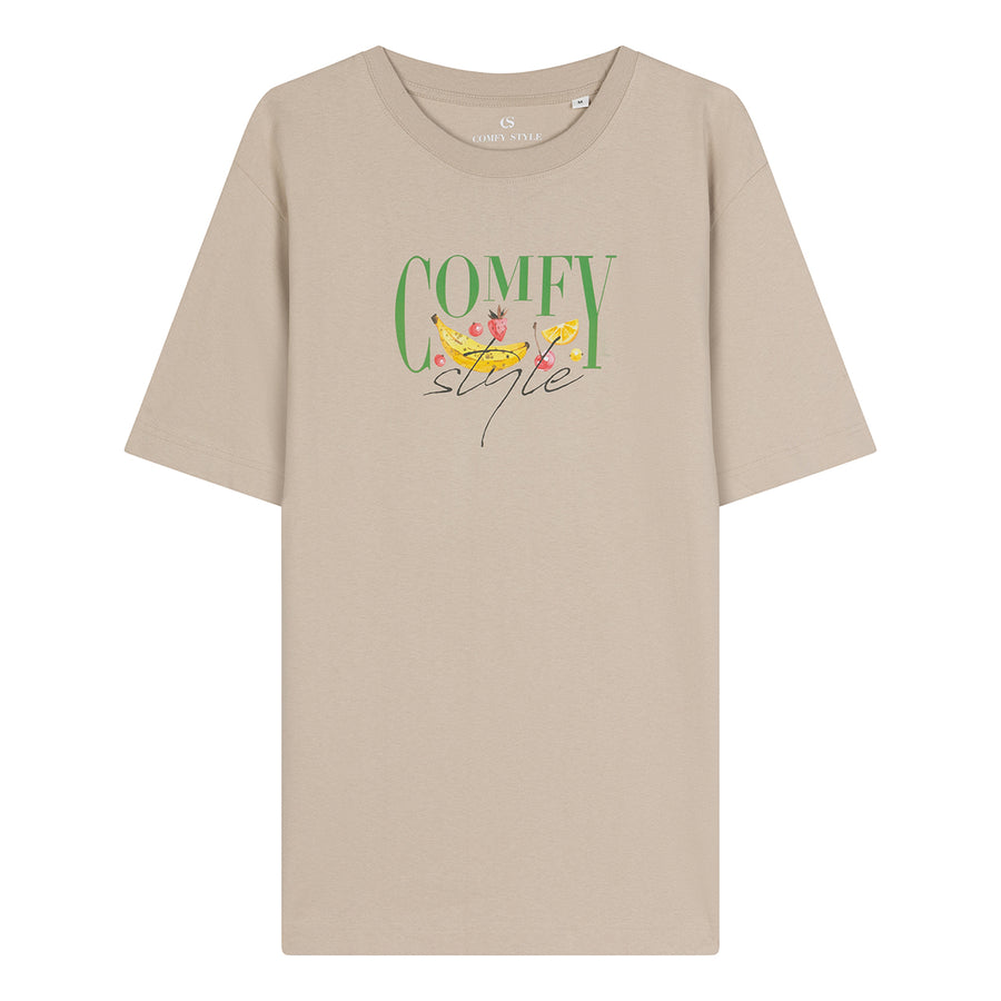 Fruit Fusion Heren T-shirt Beige