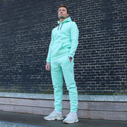 Draagfoto Tracksuit Heren Lang Mintgroen Comfy Style