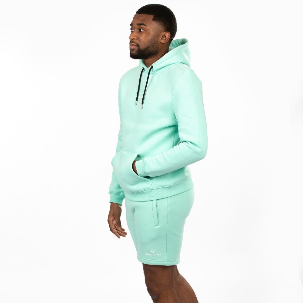Draagfoto Tracksuit Mix Heren Mintgroen Comfy Style