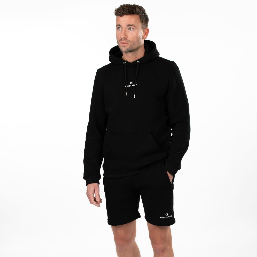 Draagfoto Tracksuit Mix Heren Zwart Comfy Style
