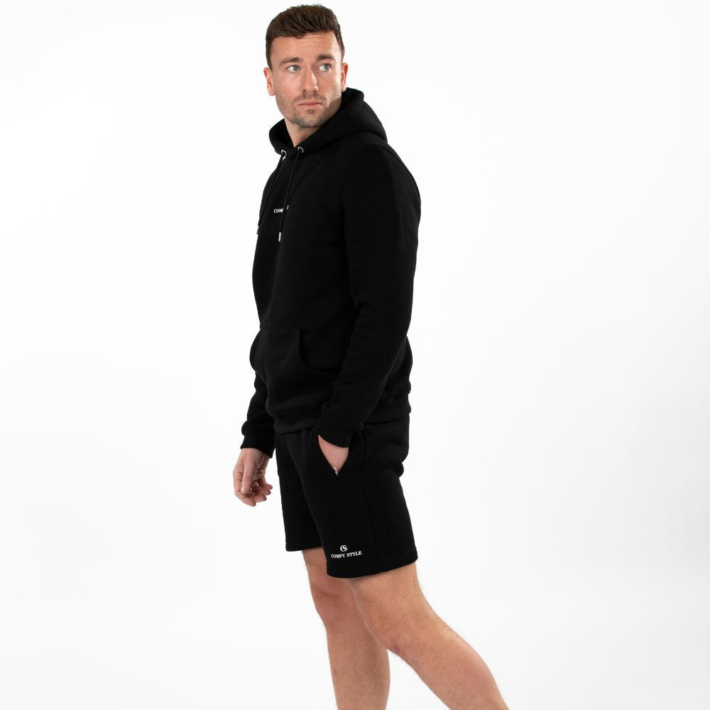 Draagfoto Tracksuit Mix Heren Zwart Comfy Style